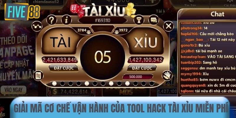 Giải mã cơ chế vận hành của tool hack tài xỉu miễn phí 